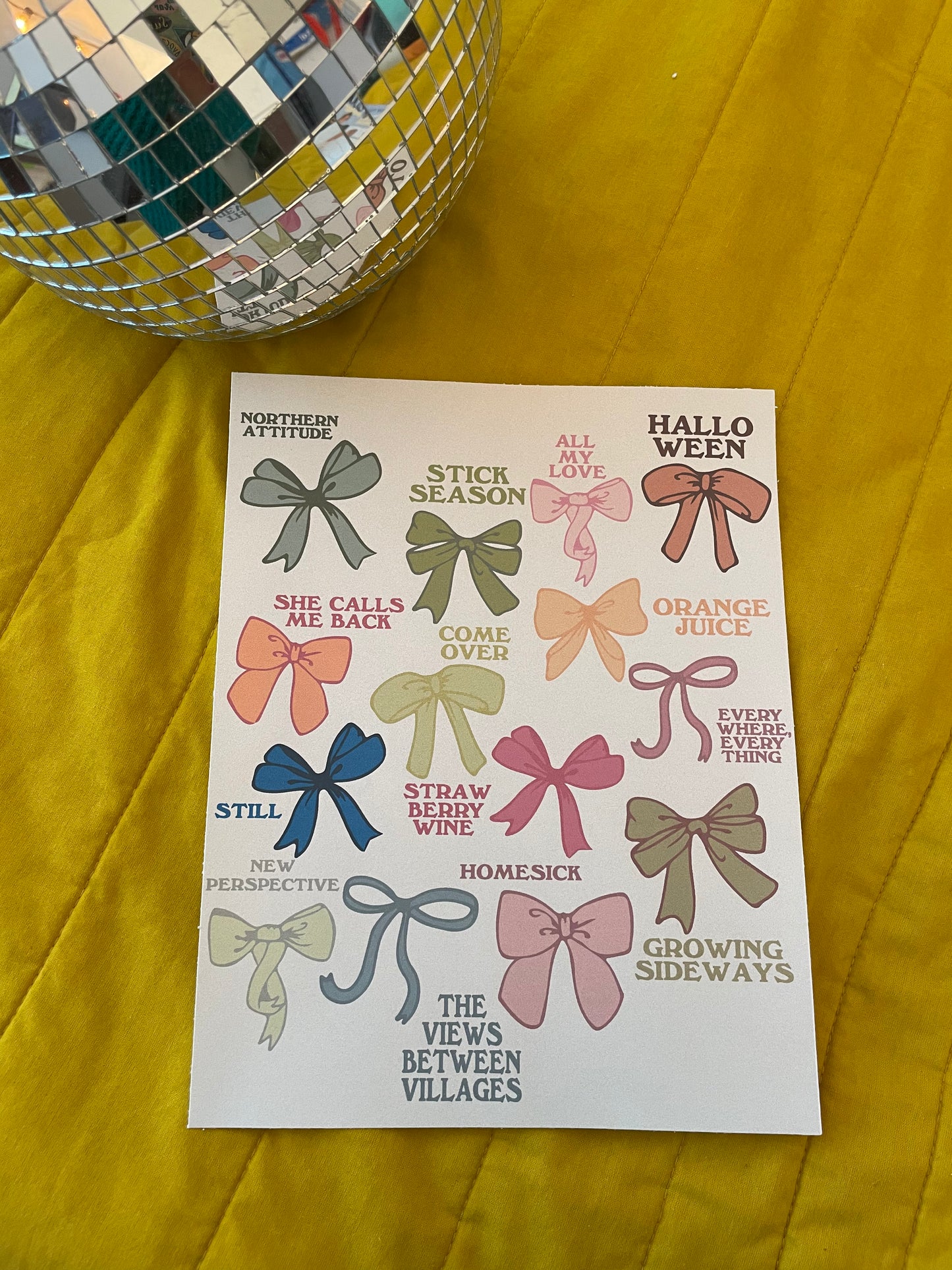 Albums As Bows Print Collection