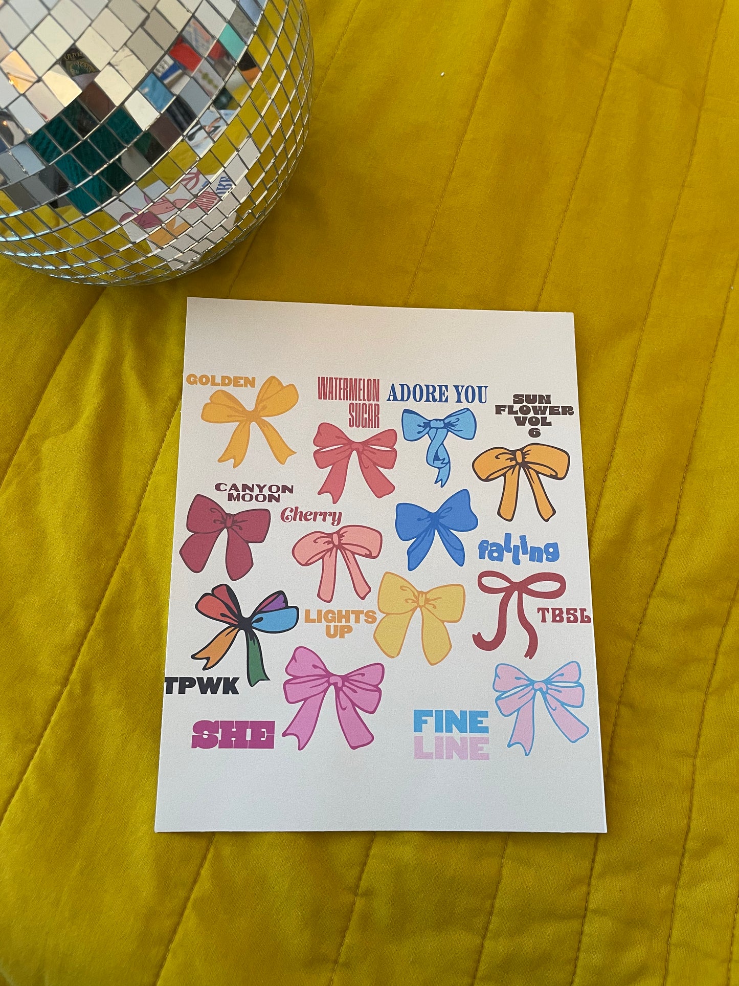 Albums As Bows Print Collection