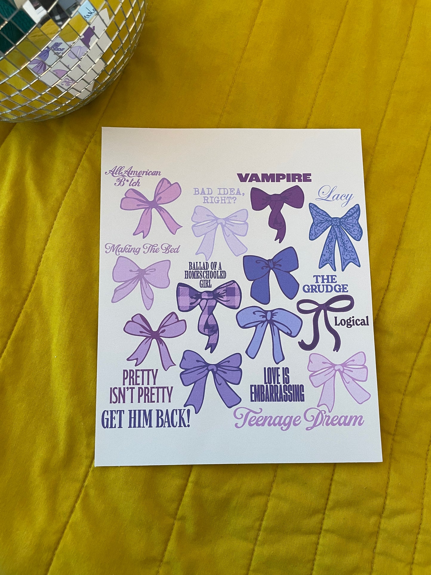 Albums As Bows Print Collection