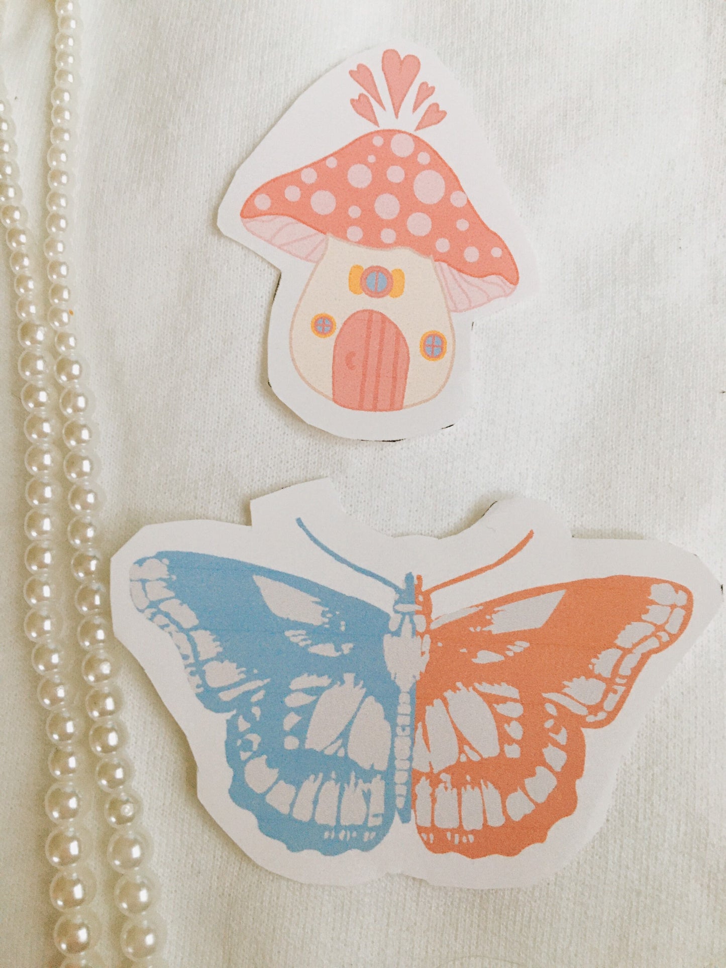 Sweet Creature Mushroom Home Hearts Sticker
