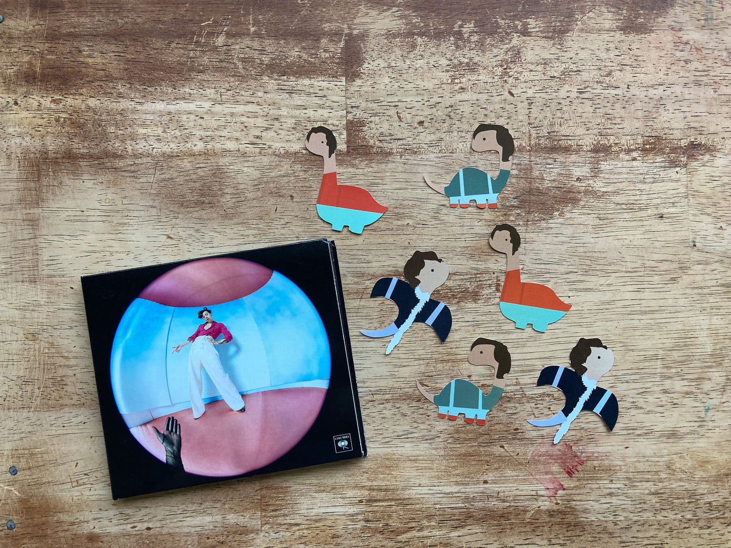 Love On Tour Harry Outfit Dinosaur Stickers