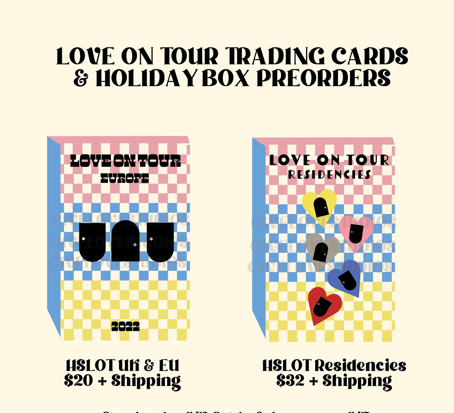Love on Tour Trading Cards and Dictionary Preorder