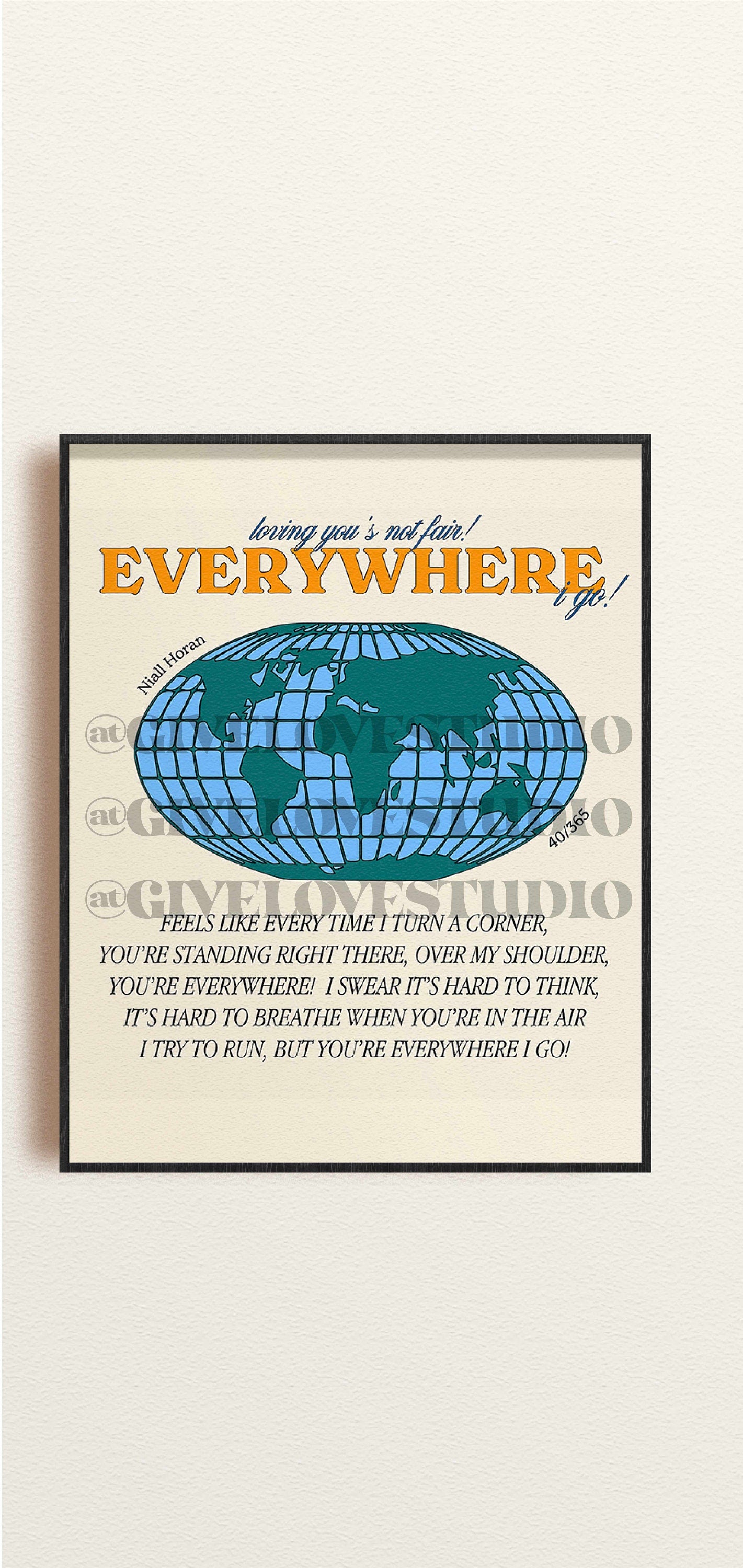 One Design A Day Digital Download 5x7 Inch Print