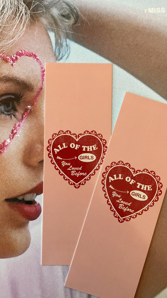 All The Girls You Loved Before Bookmark