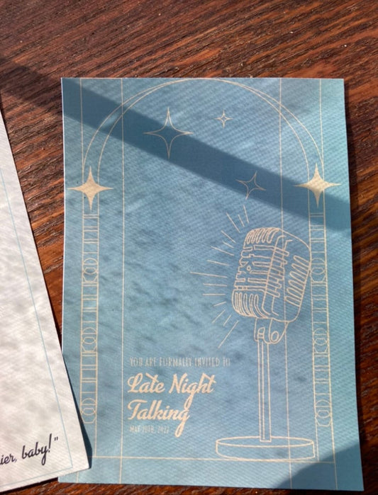 Harry Late Night Talking Invitation Print